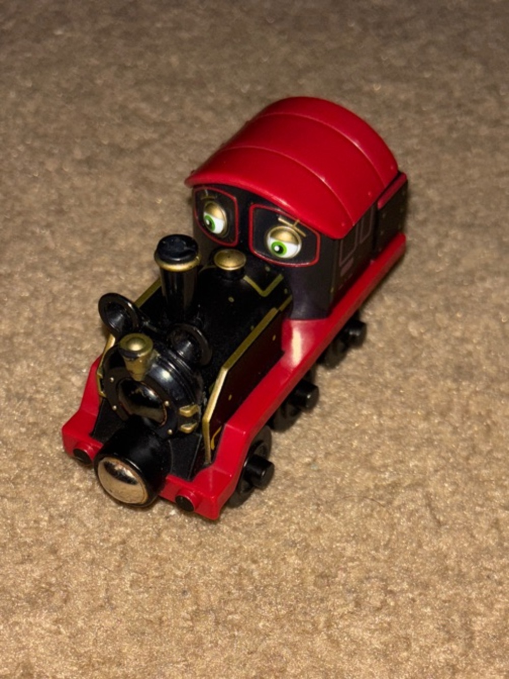 Old Puffer Pete Red Toy Train Engine Locomotive Thomas